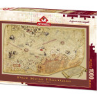 Puzzle - Art puzzle - Harta călătoriei lui Piri Reis