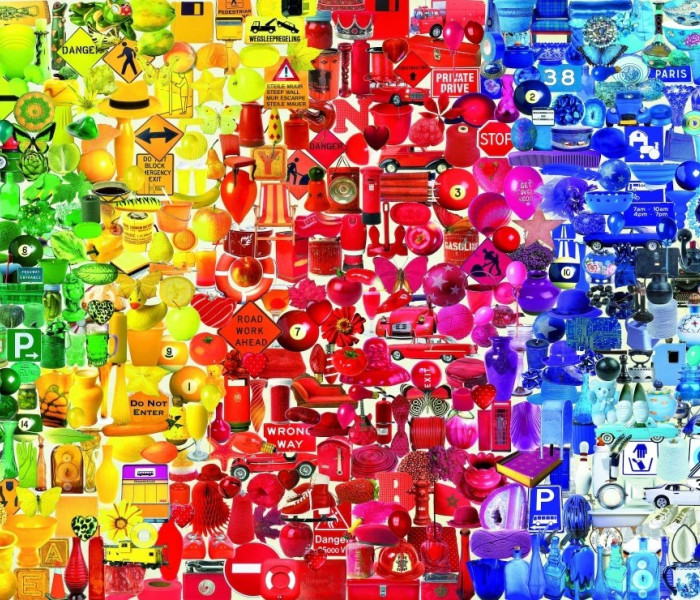 Puzzle - Bluebird - Obiecte colorate