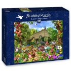 Puzzle - Bluebird - Casă de țară englezească cu grădină