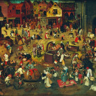 Puzzle - Bluebird - Lupta dintre carnaval și post, 1559