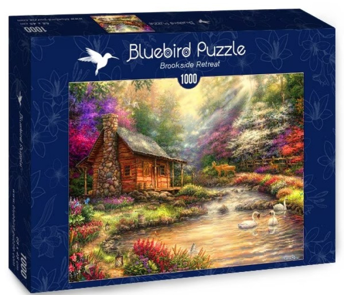 Puzzle - Bluebird - Căsuță lângă pârâu