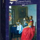 Puzzle - Bluebird - Fată cu pahar de vin, 1659