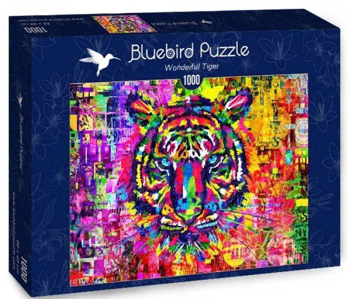 Puzzle - Bluebird - Tigru colorat