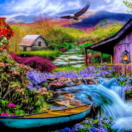 Rai montan pe pământ