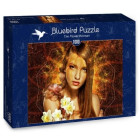 Puzzle - Bluebird - Femeie cu flori
