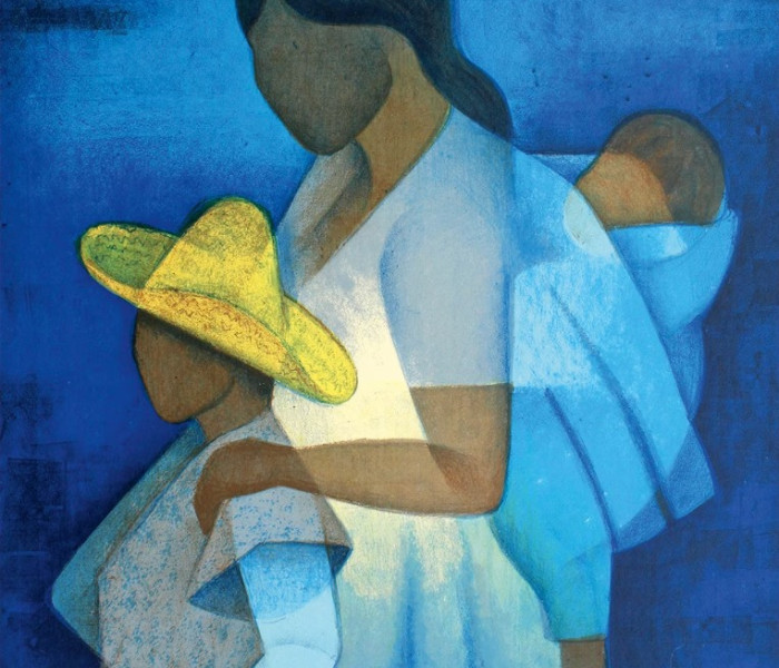 Puzzle - Bluebird - Mamă cu copii, 1973