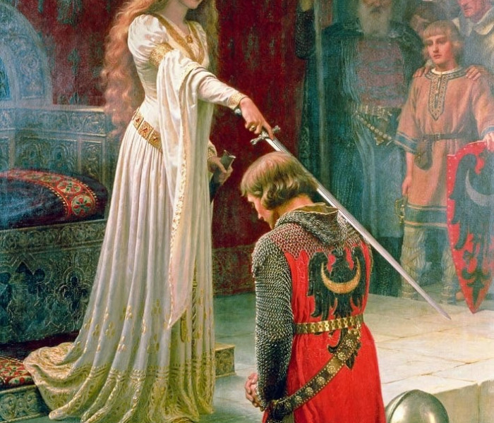 Puzzle - Bluebird - Învestirea în cavaler, 1901