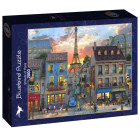 Puzzle - Bluebird - Stradă din Paris