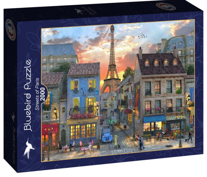 Puzzle - Bluebird - Stradă din Paris