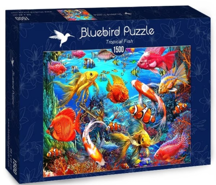 Puzzle - Bluebird - Pești tropicali