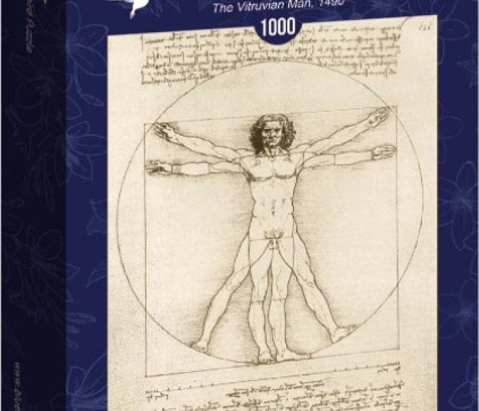 Puzzle - Bluebird - Omul Vitruvian, 1490