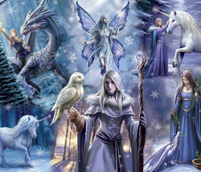 Puzzle - Bluebird - Fantezie de iarnă