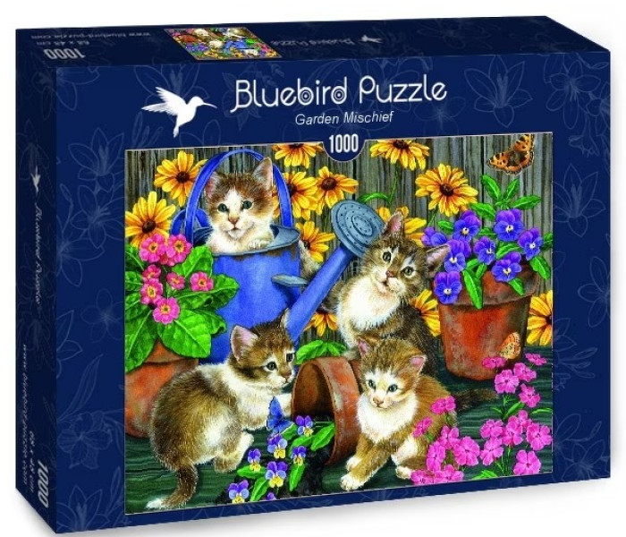 Puzzle - Bluebird - Nesupunere în grădină