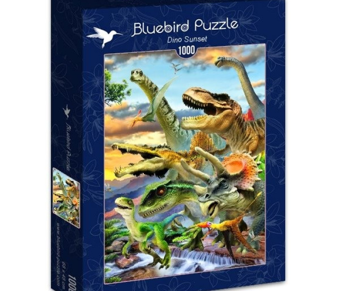 Puzzle - Bluebird - Dinozauri la apus de soare