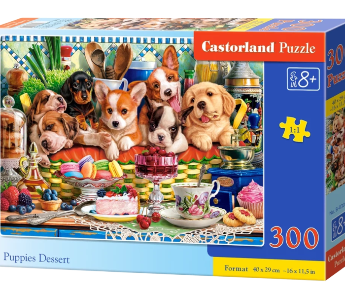 Puzzle - Castorland - Desert pentru cățeluși