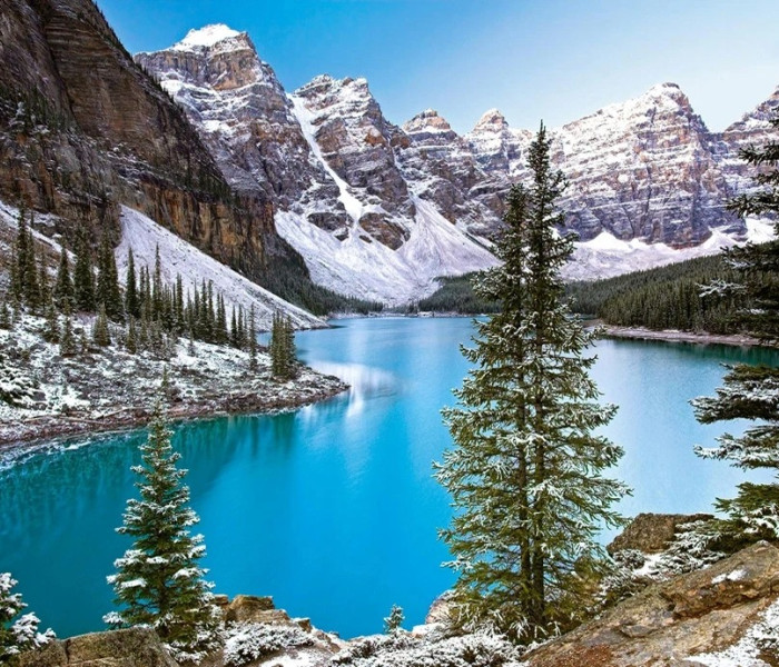 Puzzle - Castorland - Bijuterie a Munților Stâncoși, Canada