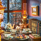 Puzzle - Castorland - Ceai de după-amiază