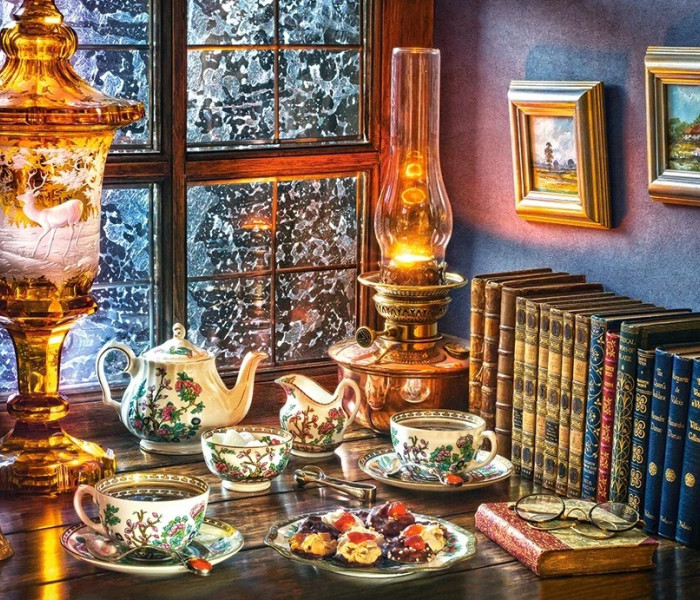 Puzzle - Castorland - Ceai de după-amiază