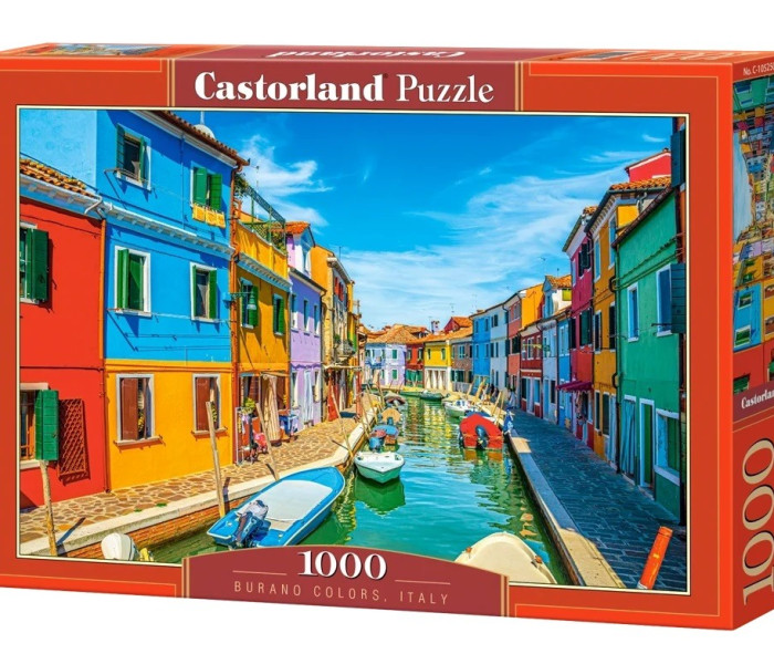 Puzzle - Castorland - Culori Burano, Italia