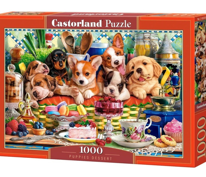 Puzzle - Castorland - Desert pentru cățeluși