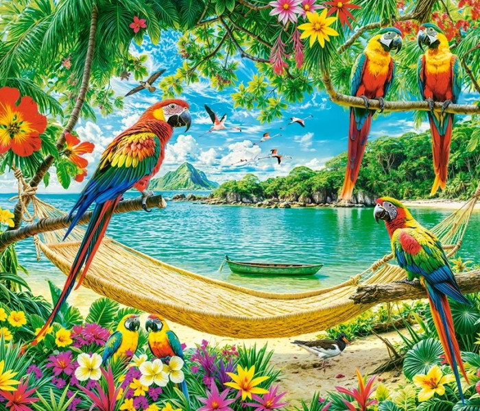 Puzzle - Castorland - Loc exotic pentru tine