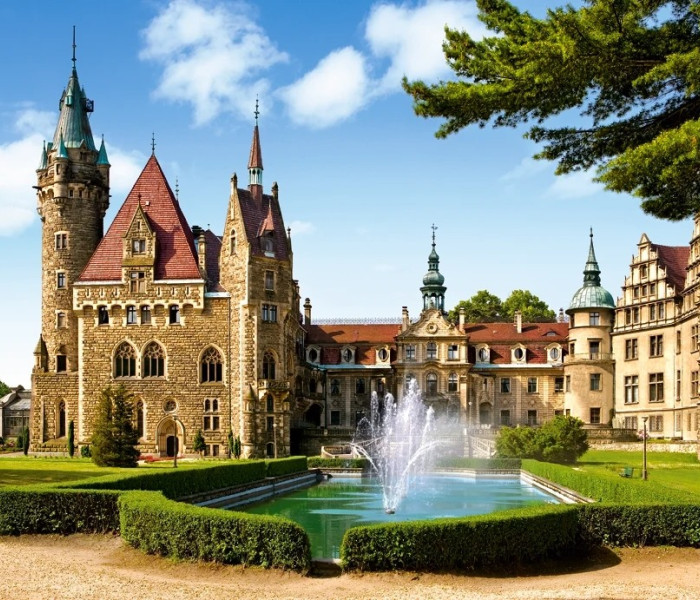 Puzzle - Castorland - Castelul Moszna, Polonia