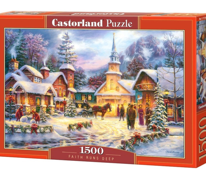 Puzzle - Castorland - Credința curge adânc