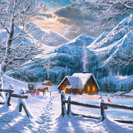 Dimineață înzăpezită