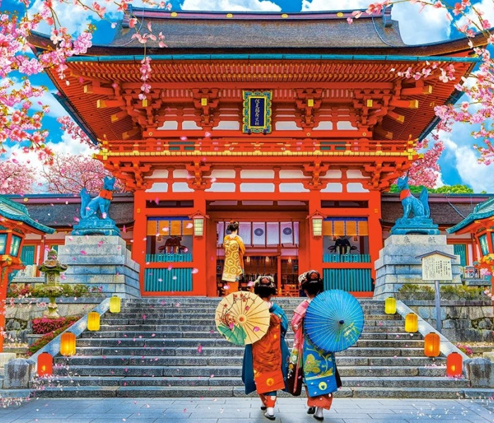 Puzzle - Castorland - Lauda primăverii