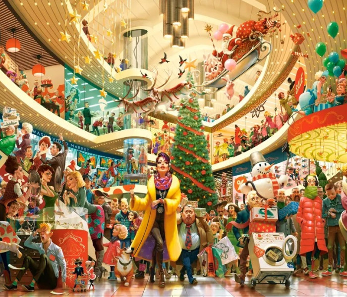 Puzzle - Castorland - Cumpărături nebunești