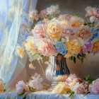 Puzzle - Castorland - Pivonii pastel