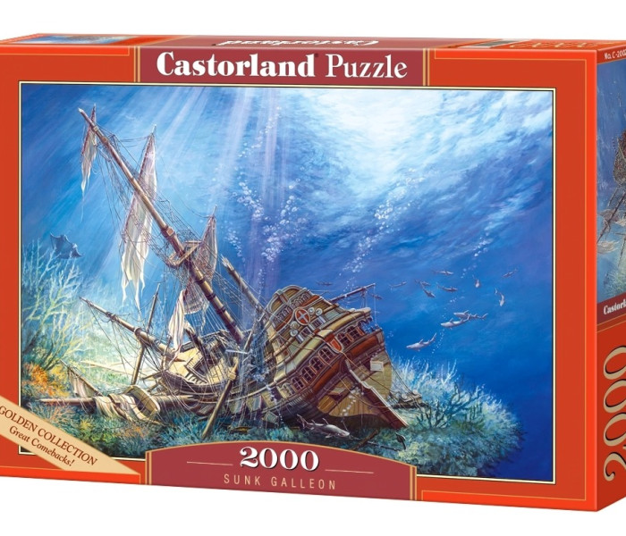 Puzzle - Castorland - Galeon scufundat