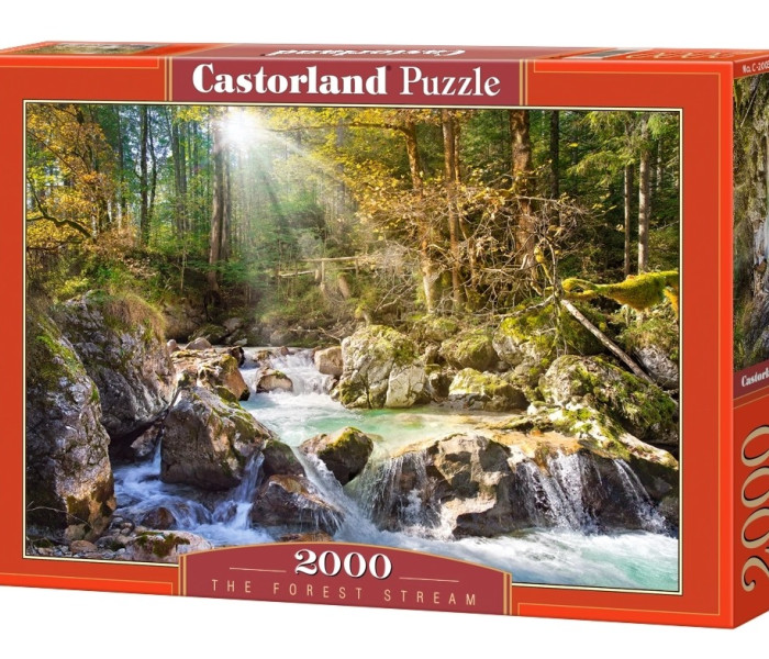 Puzzle - Castorland - Pârâu din pădure
