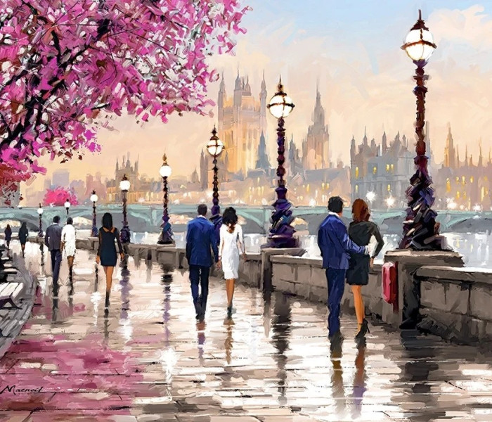 Puzzle - Castorland - De-a lungul râului