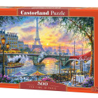Puzzle - Castorland - Ora ceaiului la Paris