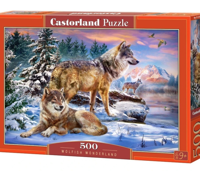 Puzzle - Castorland - Țara Minunilor Lupilor