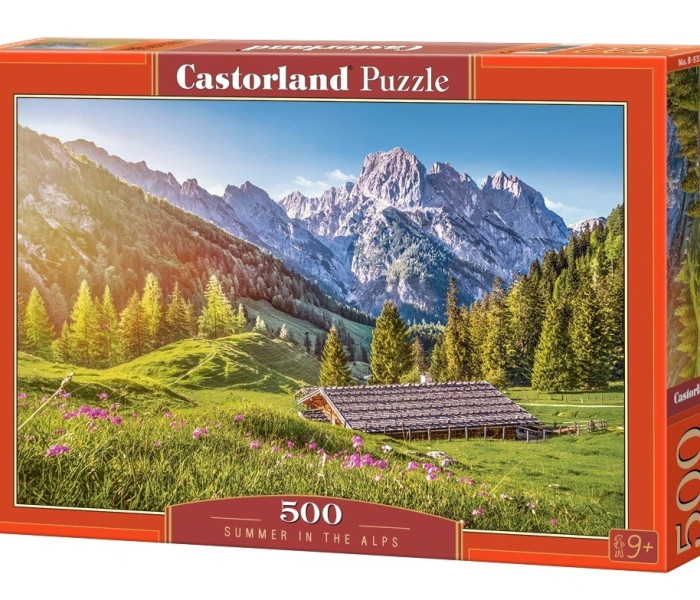 Puzzle - Castorland - Vară în Alpi