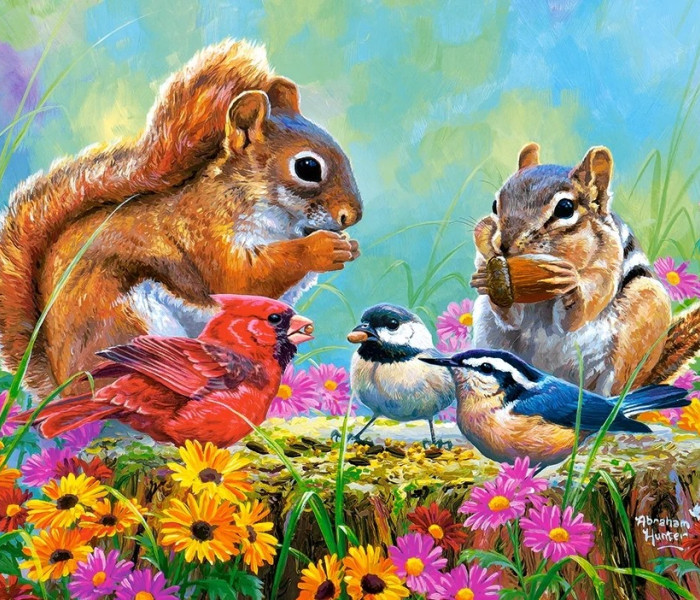 Puzzle - Castorland - E timpul pentru o gustare