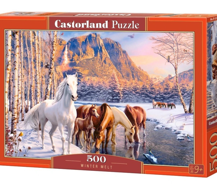 Puzzle - Castorland - Dezghețul de iarnă