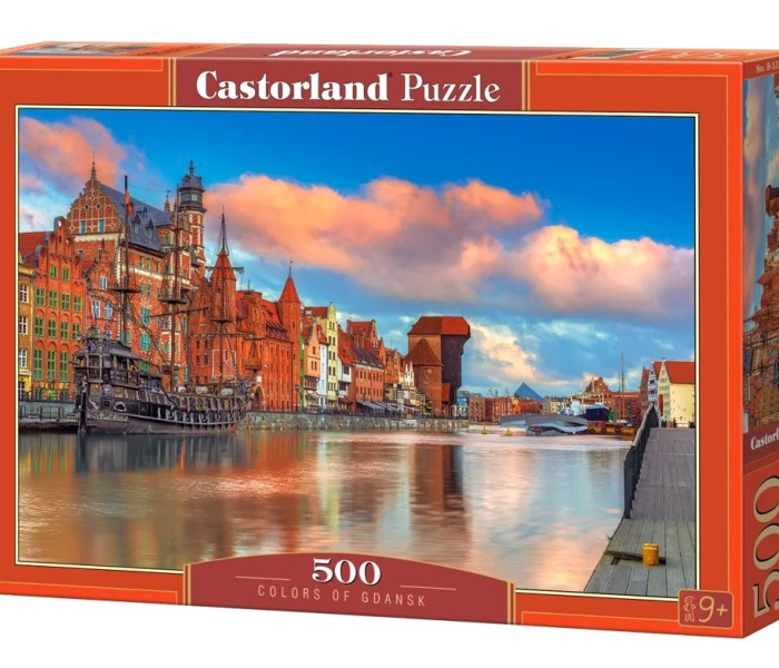 Puzzle - Castorland - Culorile orașului Gdańsk