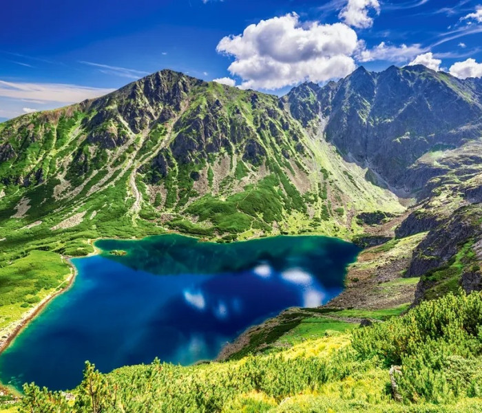 Puzzle - Castorland - Czarny Staw Gasienicowy, Munții Tatra, Polonia