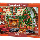 Puzzle - Castorland - Șemineu primitor