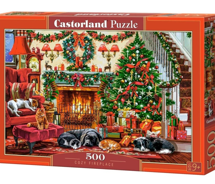 Puzzle - Castorland - Șemineu primitor