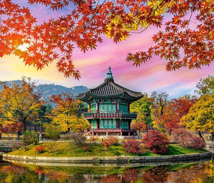 Puzzle - Castorland - Palatul Gyeongbokgung, Seul, Coreea de Sud