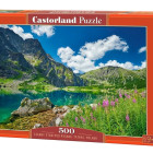 Puzzle - Castorland - Czarny Staw pod Rysami, Munții Tatra, Polonia