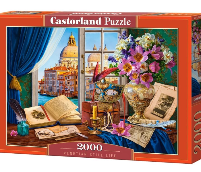 Puzzle - Castorland - Natură moartă venețiană