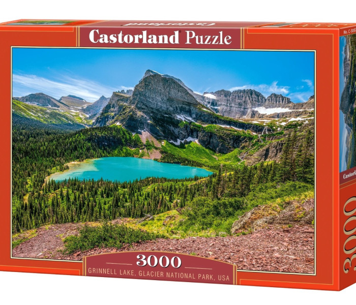 Puzzle - Castorland - Lacul Grinnell, Parcul Național Glacier, SUA