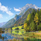 Puzzle - Castorland - Căsuță montană în Alpi