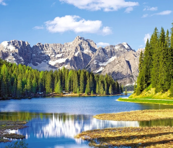 Puzzle - Castorland - Lacul Misurina, Italia