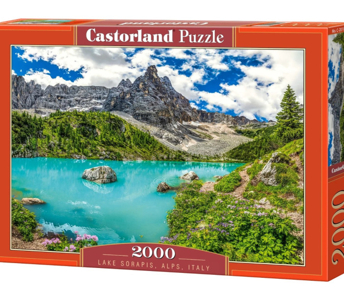 Puzzle - Castorland - Lacul Sorapis, Alpi, Italia